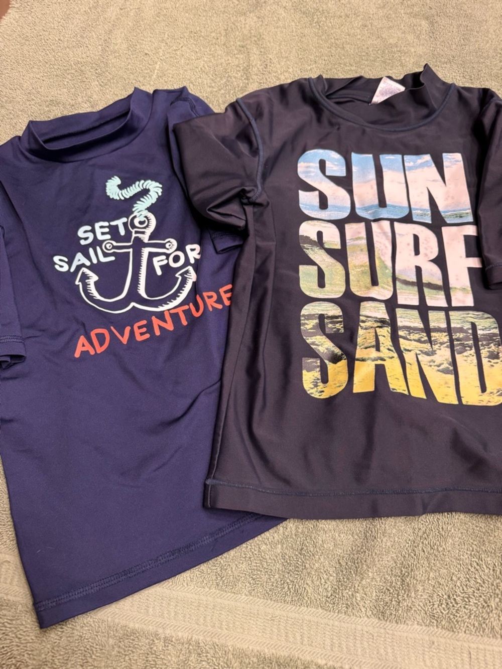 Kids Graphic Rash Guard Swim Shirts